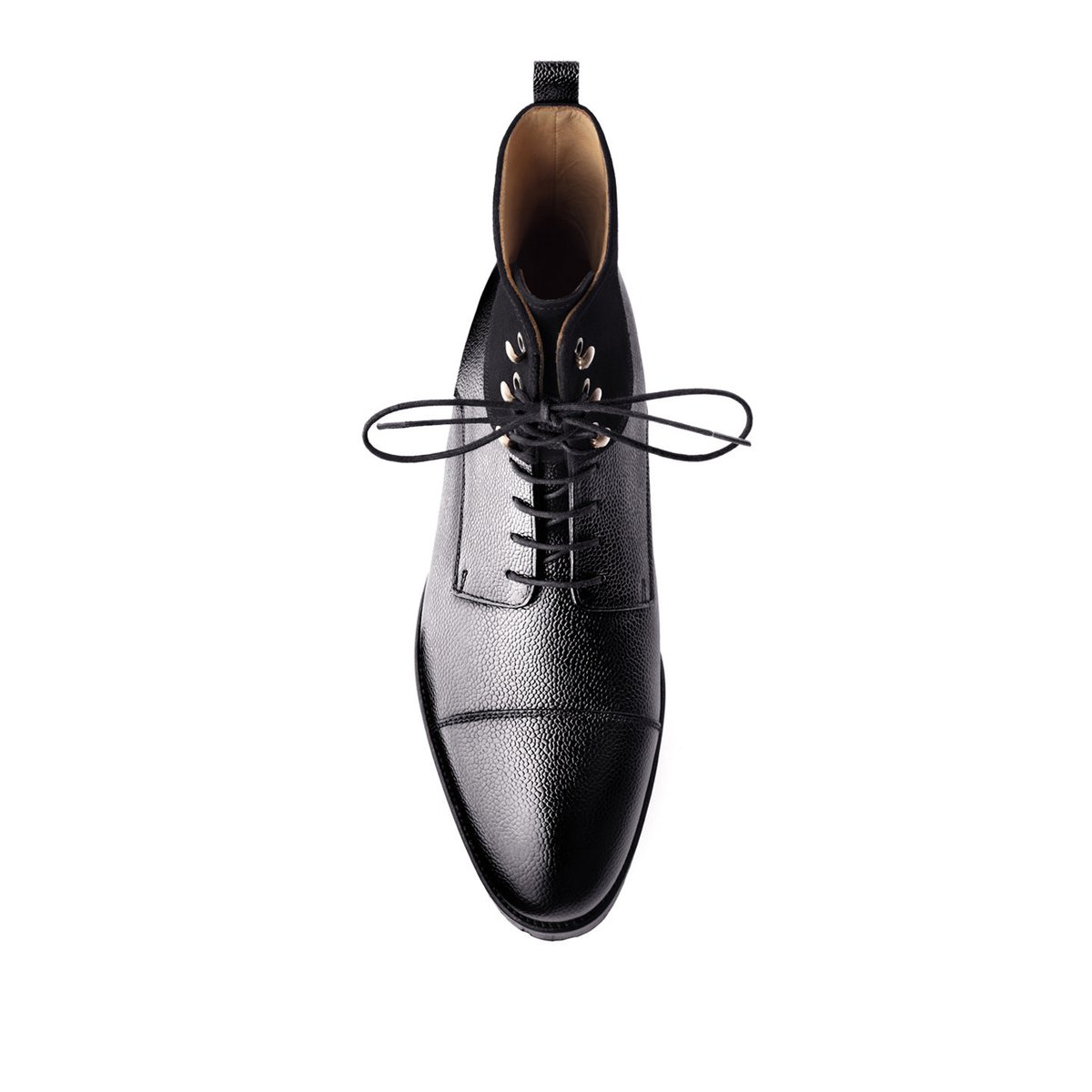 Bottines cuir GRAHAMS noir, FINSBURY