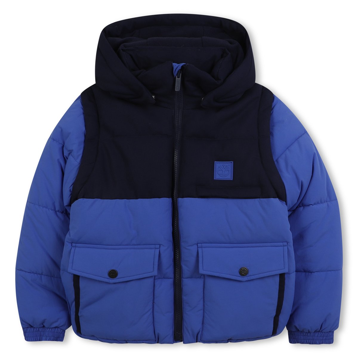 Veste en duvet avec manches et capuches amovibles indigo blue, TIMBERLAND