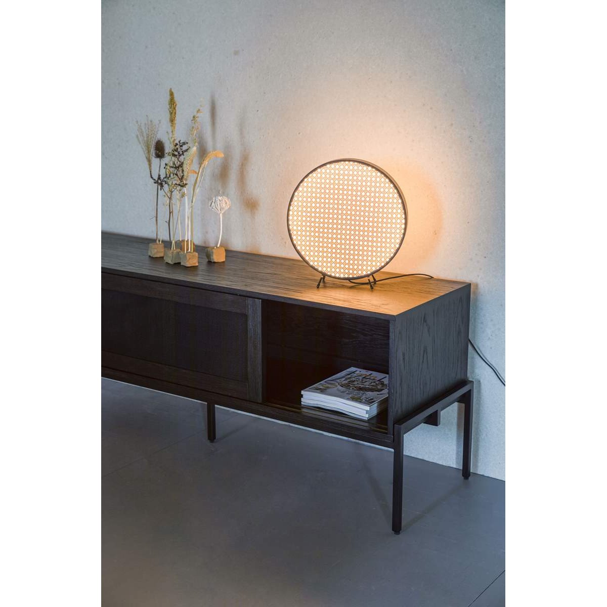 Lampe design en bois, SIEN noir, ZUIVER