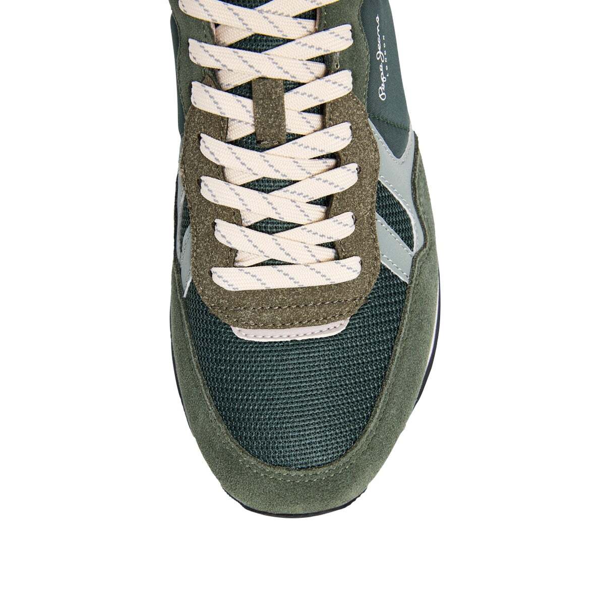 Brit - Baskets De Running Rétro vert à veine permanente, PEPE JEANS