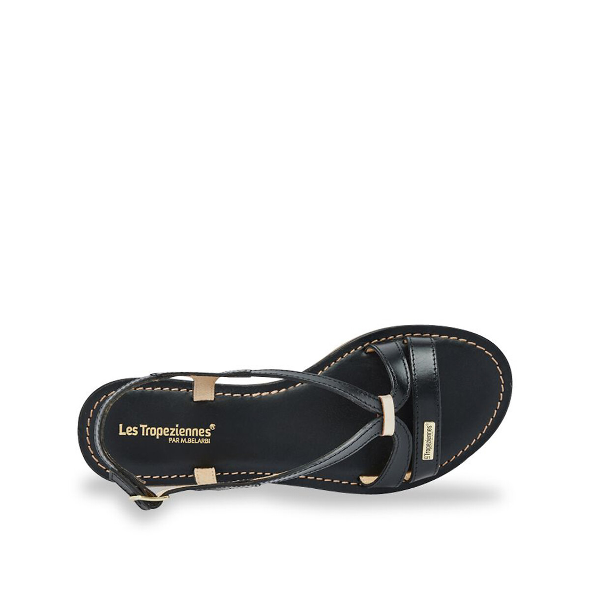 Leren sandalen Hamoon zwart, LES TROPEZIENNES PAR M.BELARBI