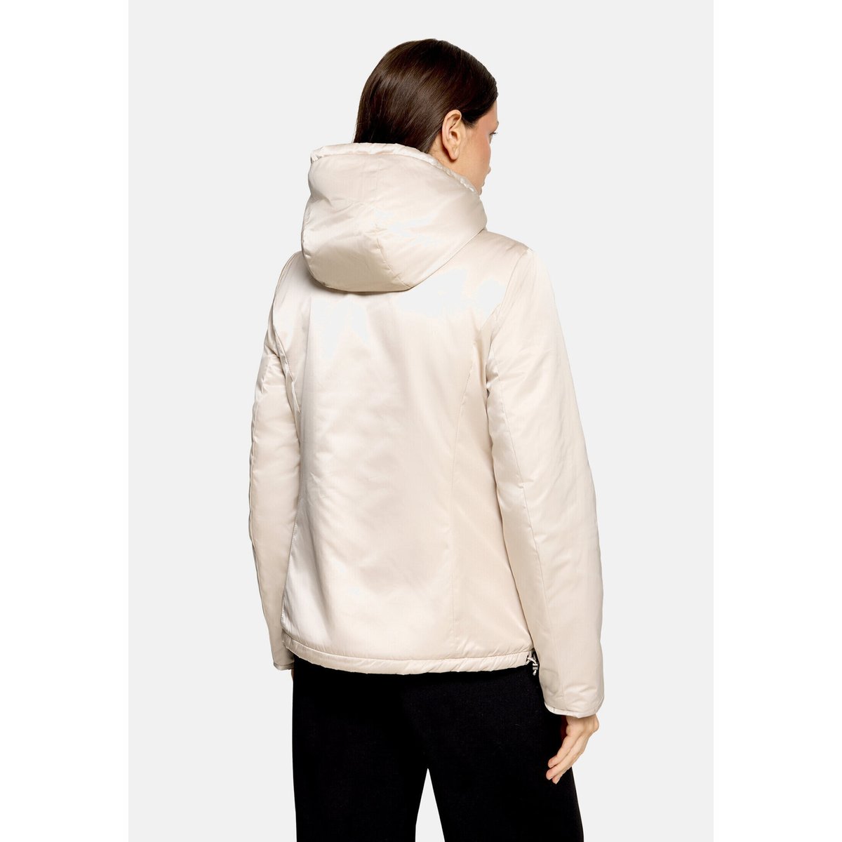 Veste réversible à capuche silky beige, BETTY BARCLAY