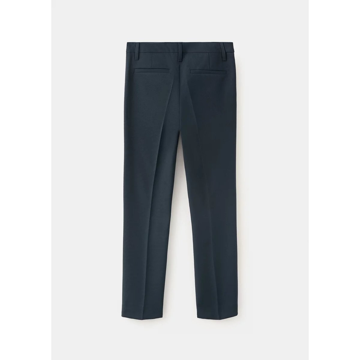 Pantalon de tailleur droit bleu marine, MANGO KIDS