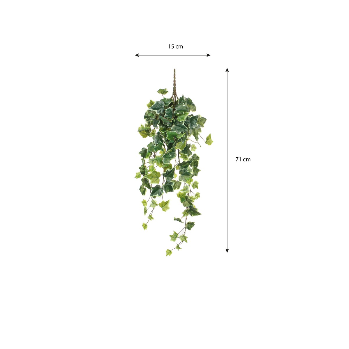 Plante artificielle suspendue IVY vert, MICA DECORATIONS
