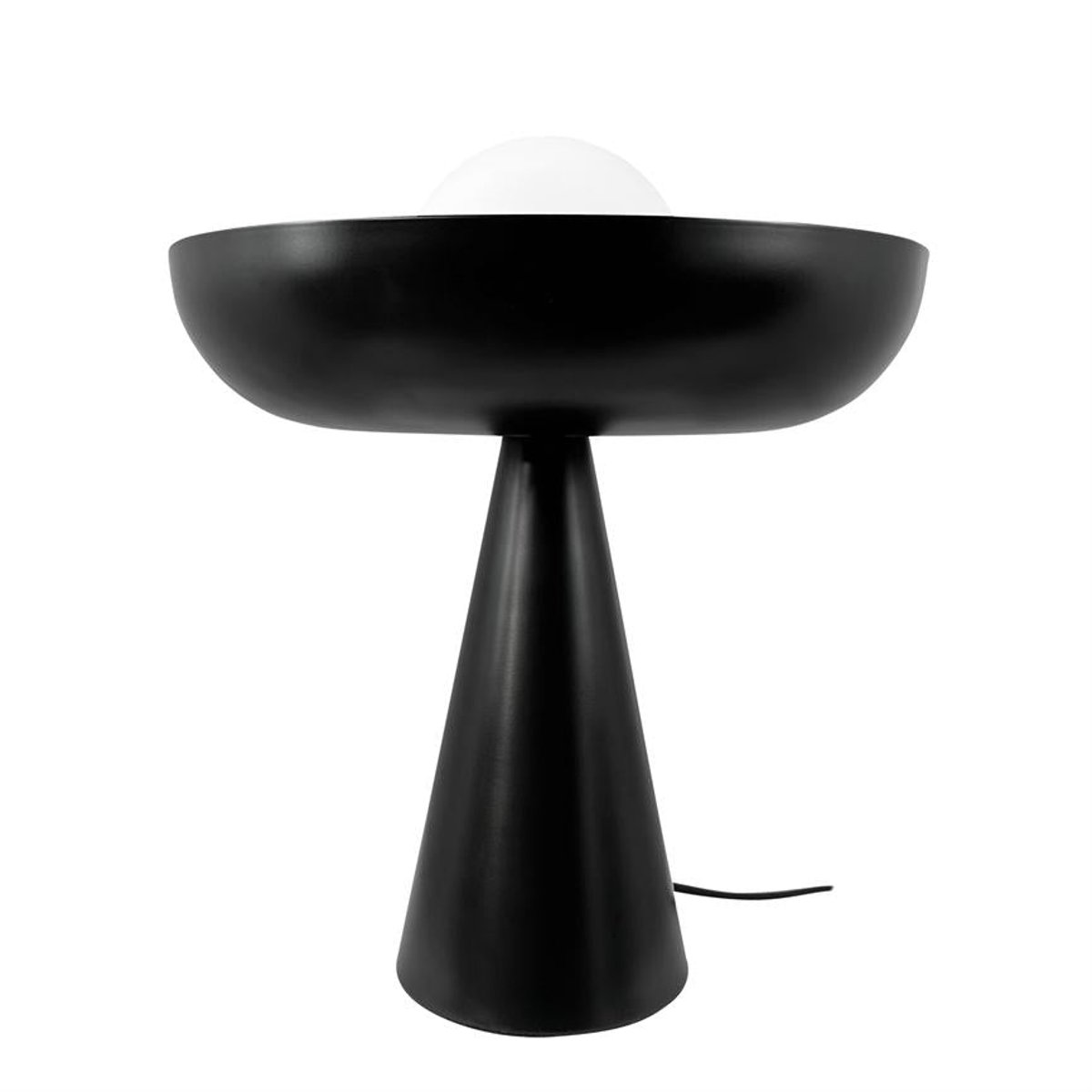 Lampe à poser en Métal et verre AVA noir, DYBERG LARSEN