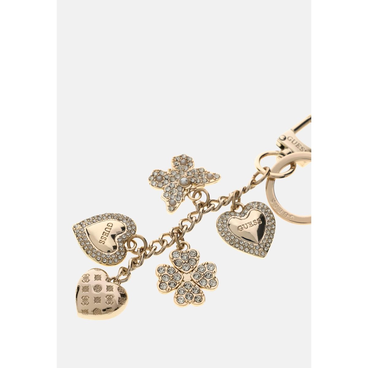 Porte-Clés Strass or, GUESS