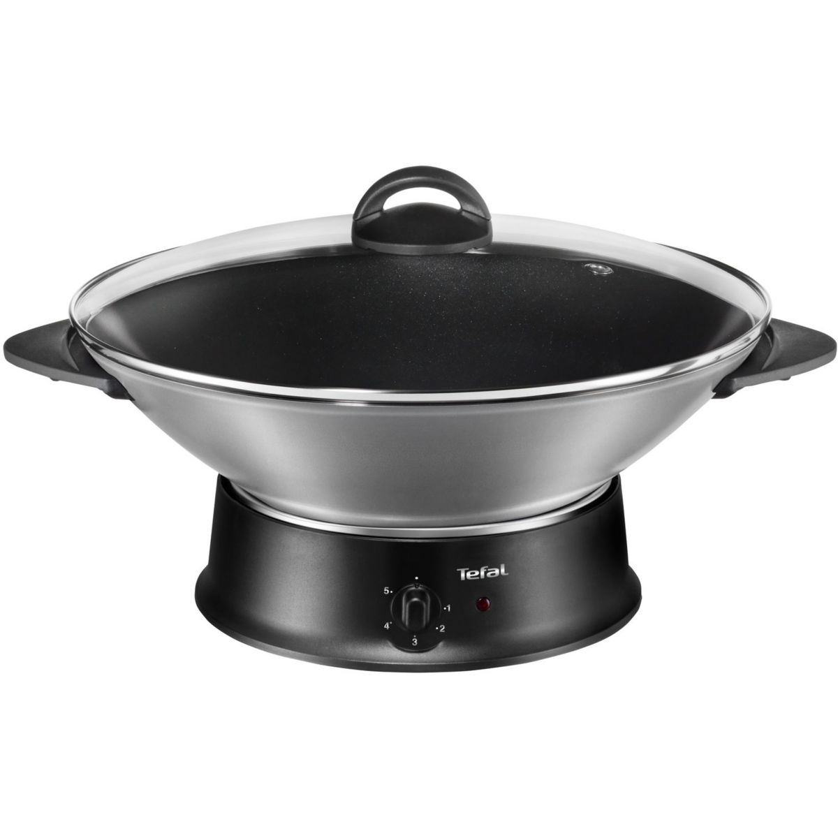 Appareil Multifonction Compact Wok + Fondue Wk3020 silver & black, TEFAL