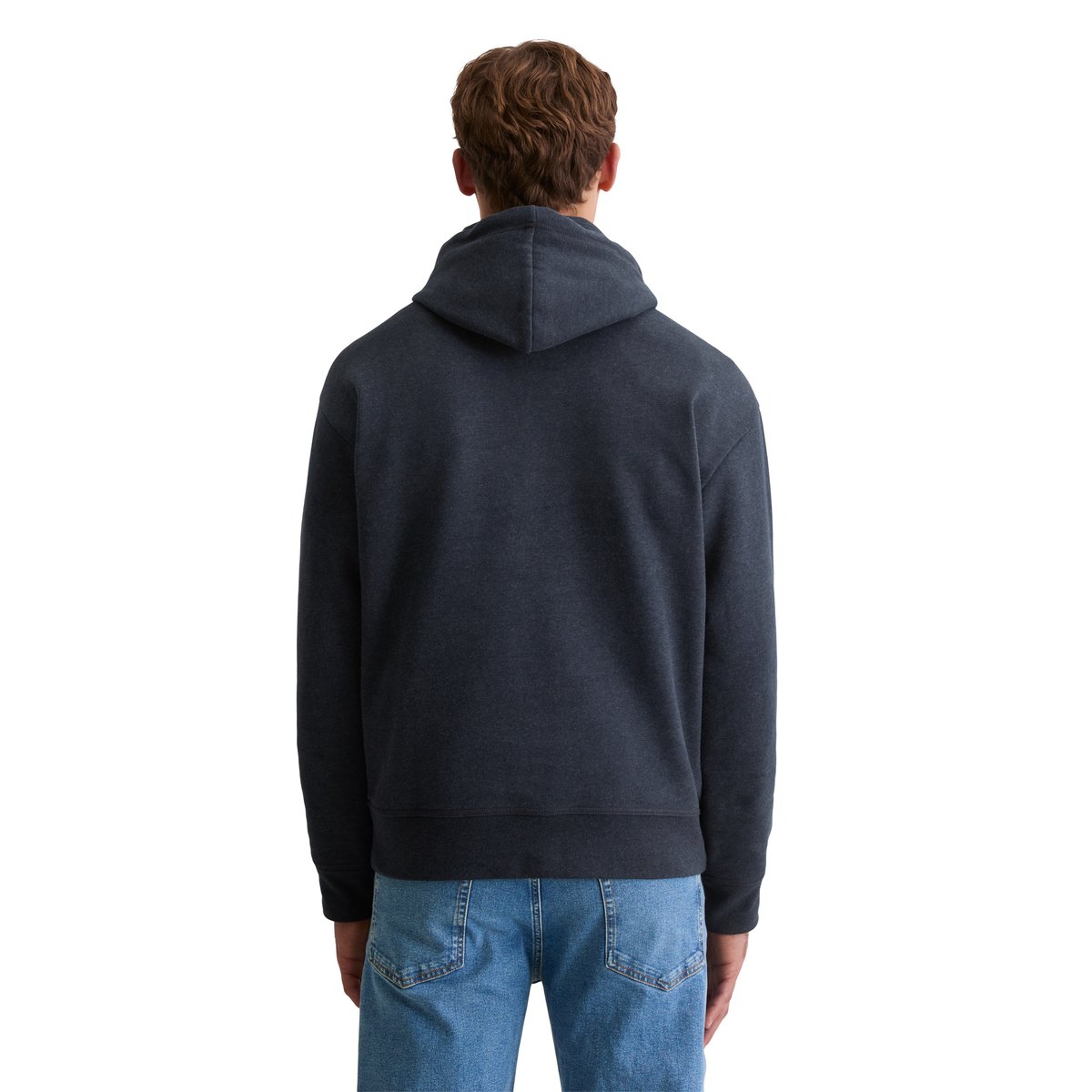 DfC Hoodie relaxed en coton bio doux bleu foncé, MARC O'POLO