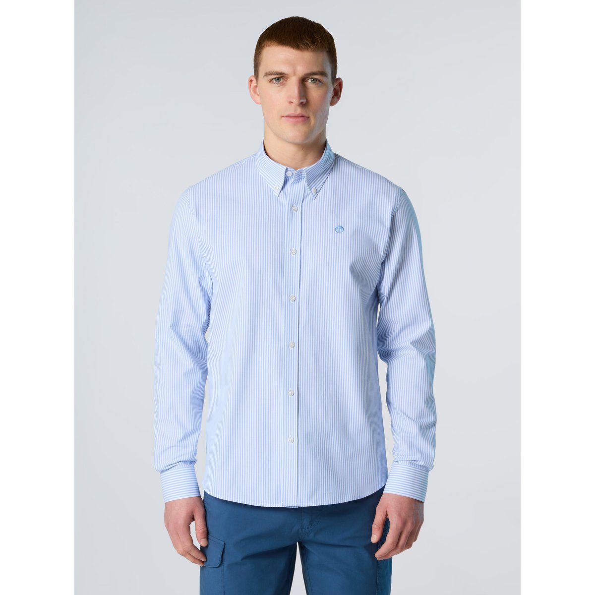 Chemise Oxford rayée combinaison 1, NORTH SAILS