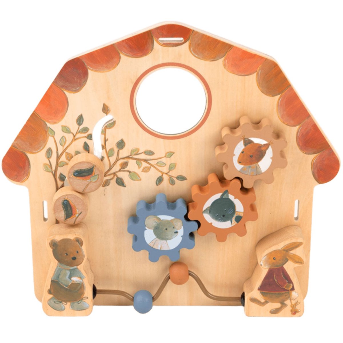 Tableau d'activités beige, orange, bleu, EGMONT TOYS