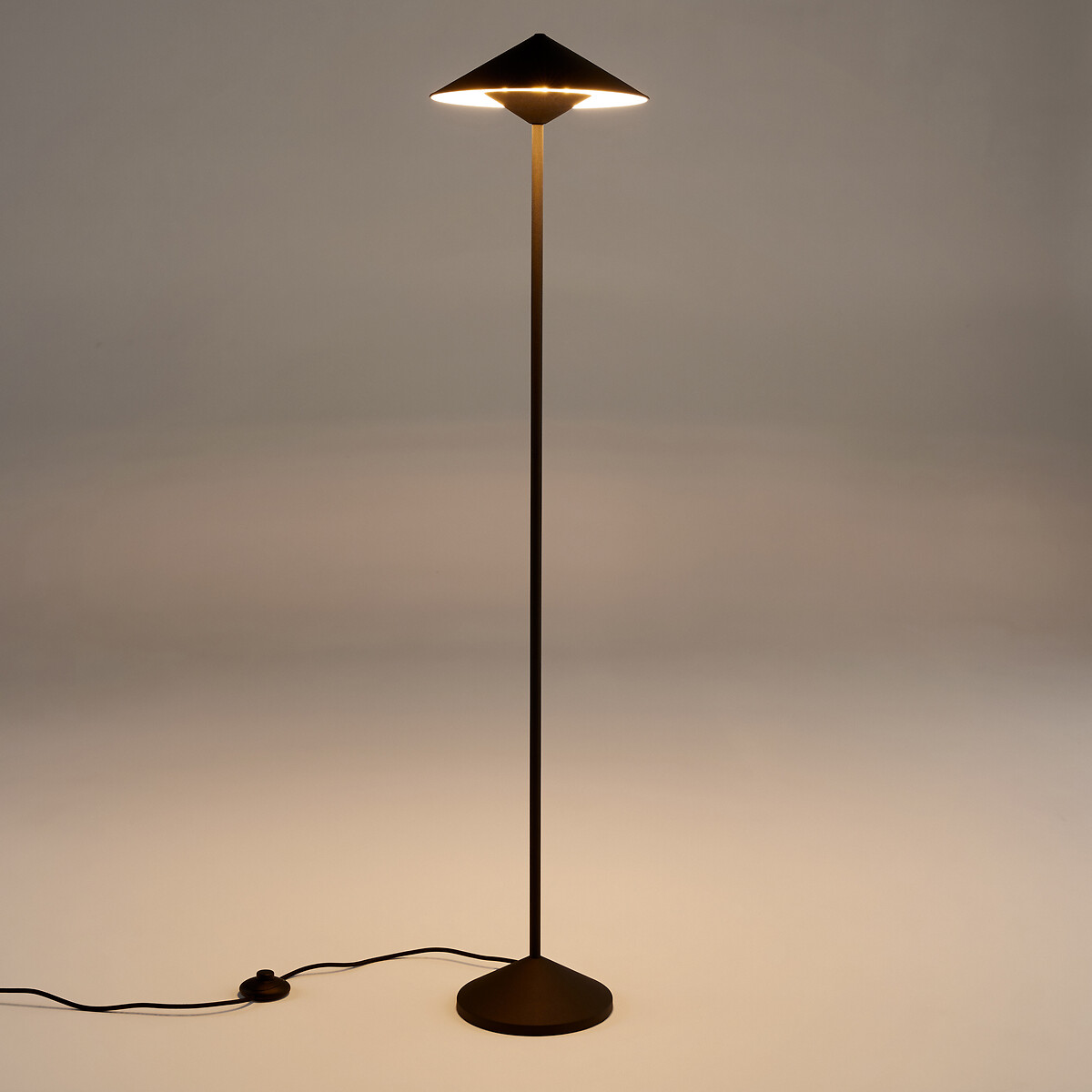 Lampadaire métal fer, H128 cm, Coney noir, LA REDOUTE INTERIEURS