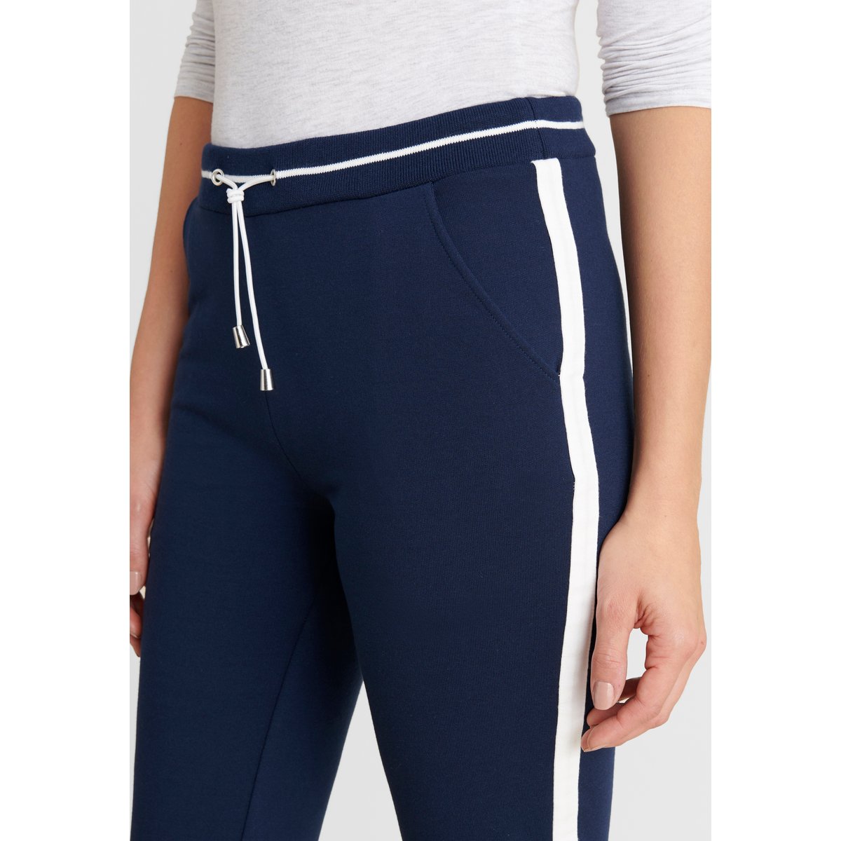 Pantalon détente molleton intérieur bouclette bleu marine, DAMART