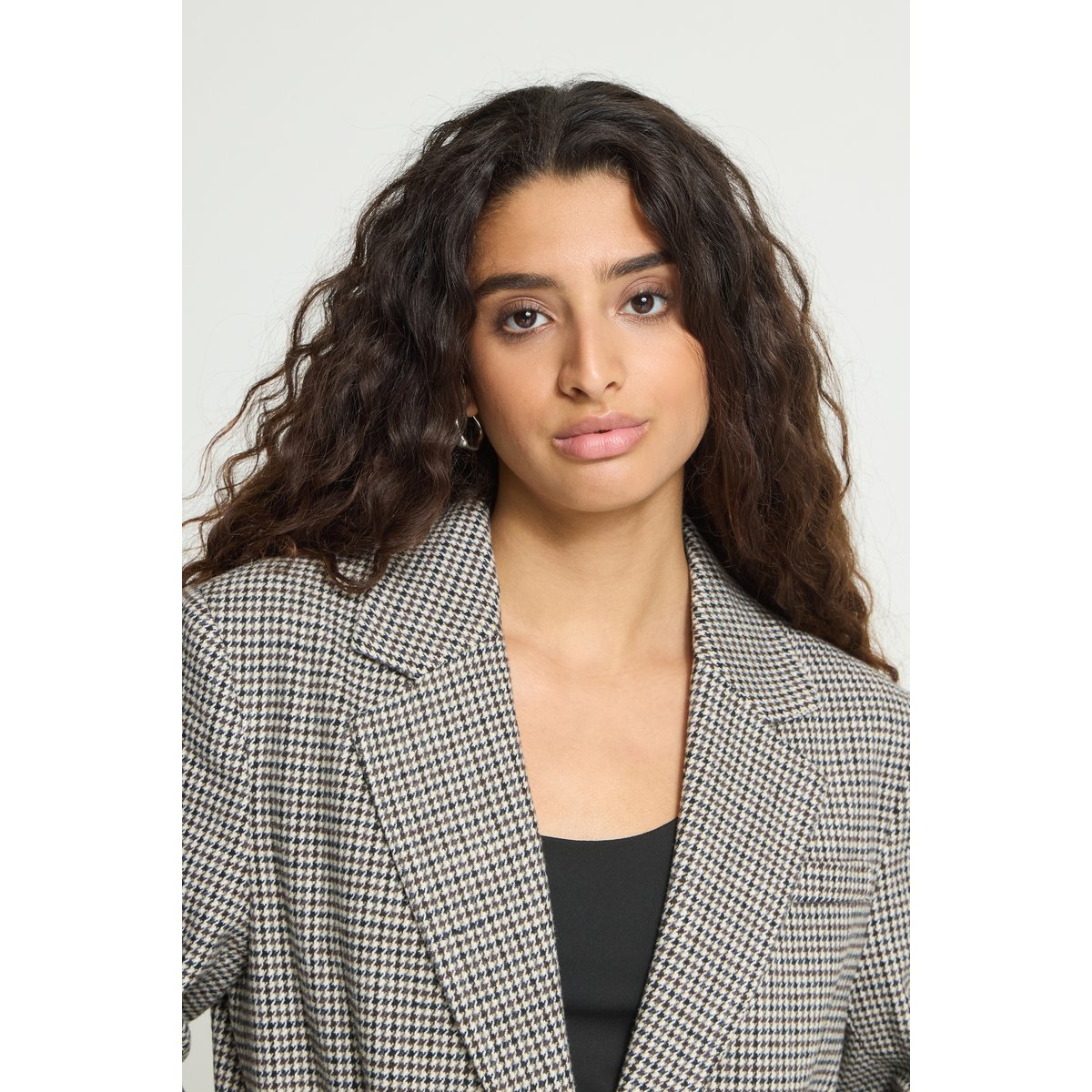 Veste d'extérieur gris grey check, ICHI
