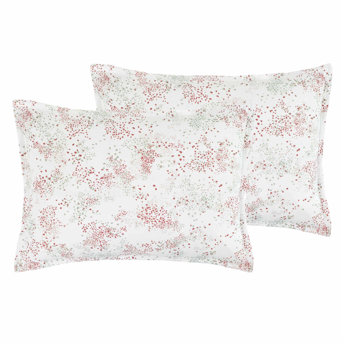 Lot de 2 taies d'oreiller gaze de coton ELSA LOFT ecru, SENSEI MAISON