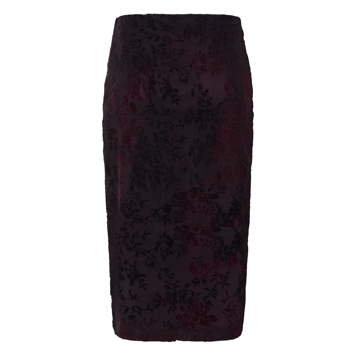Jupe décontractée marron fudge/black floral mesh, B.YOUNG