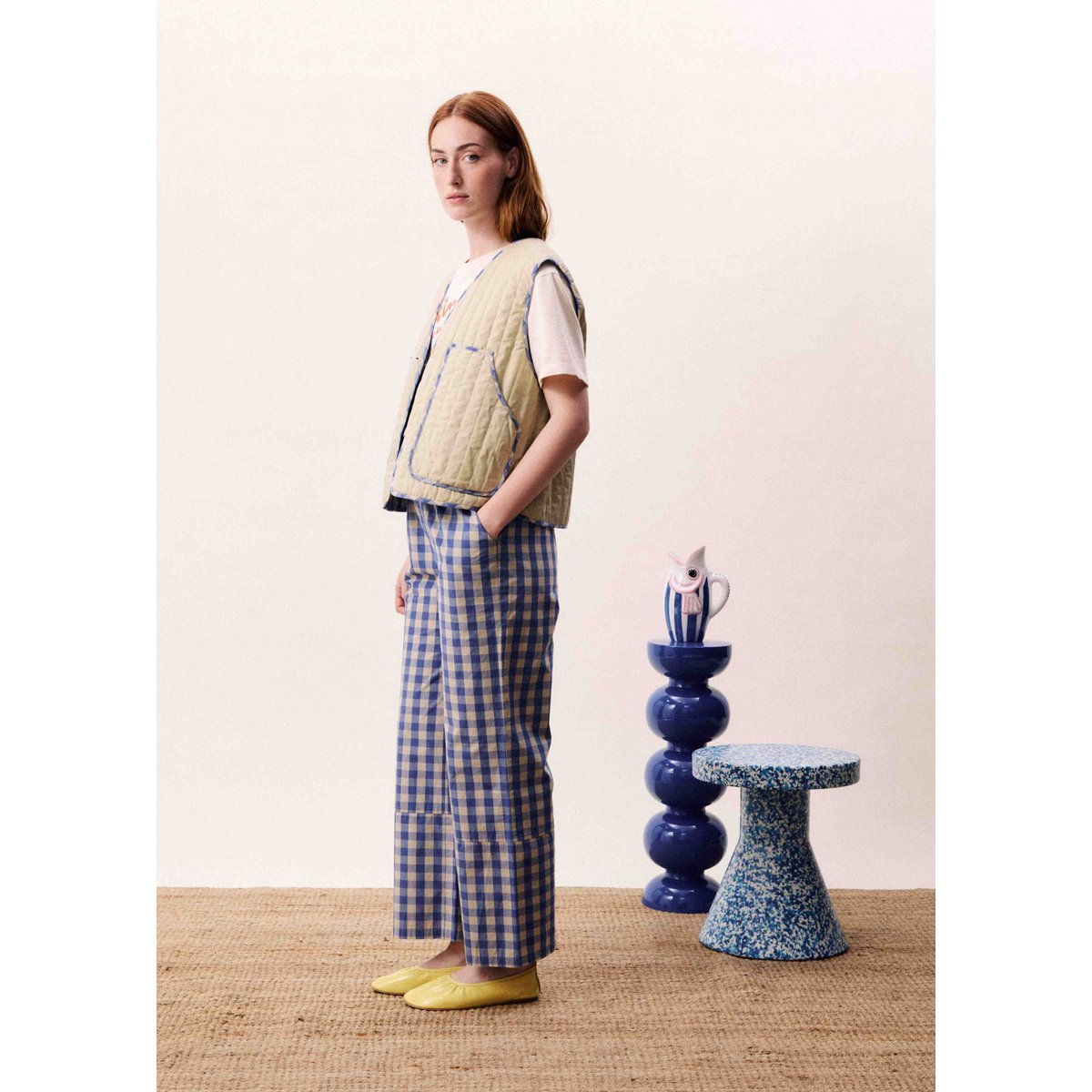 Gilet REGALIA bleu azur, FRNCH