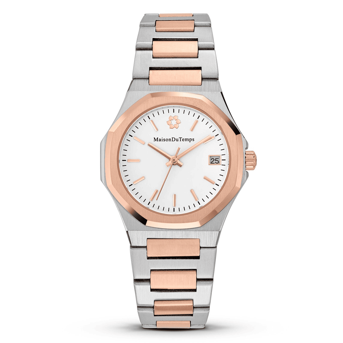 Montre Analogique GAMMA argenté blanc argenté, MAISON DU TEMPS