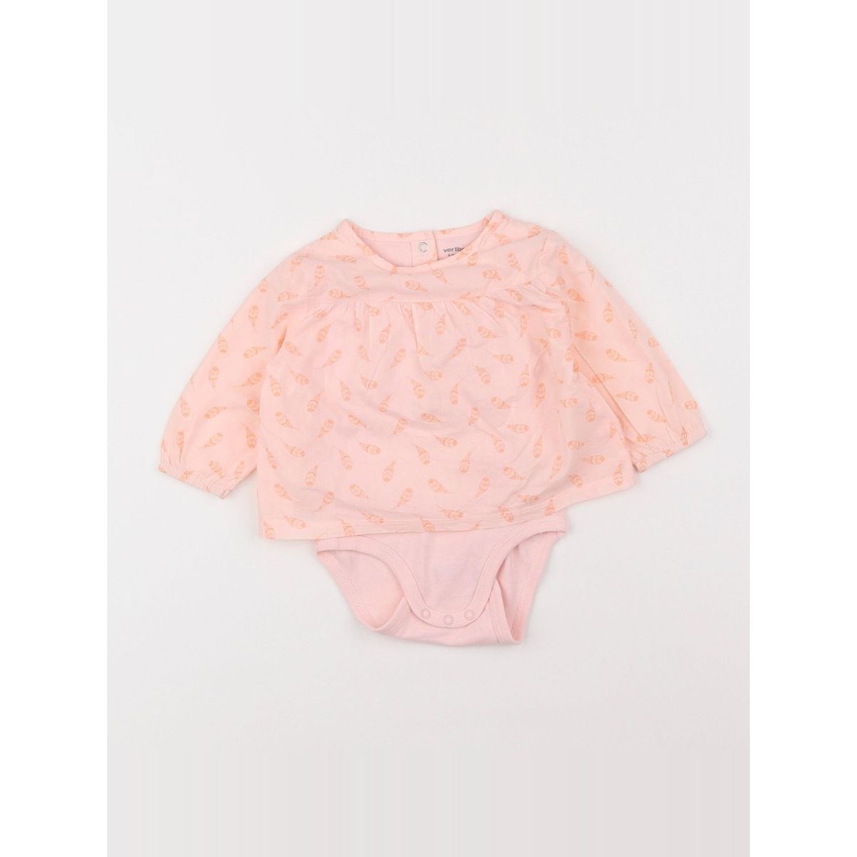 Body blouse - Très bon état rose, VERTBAUDET