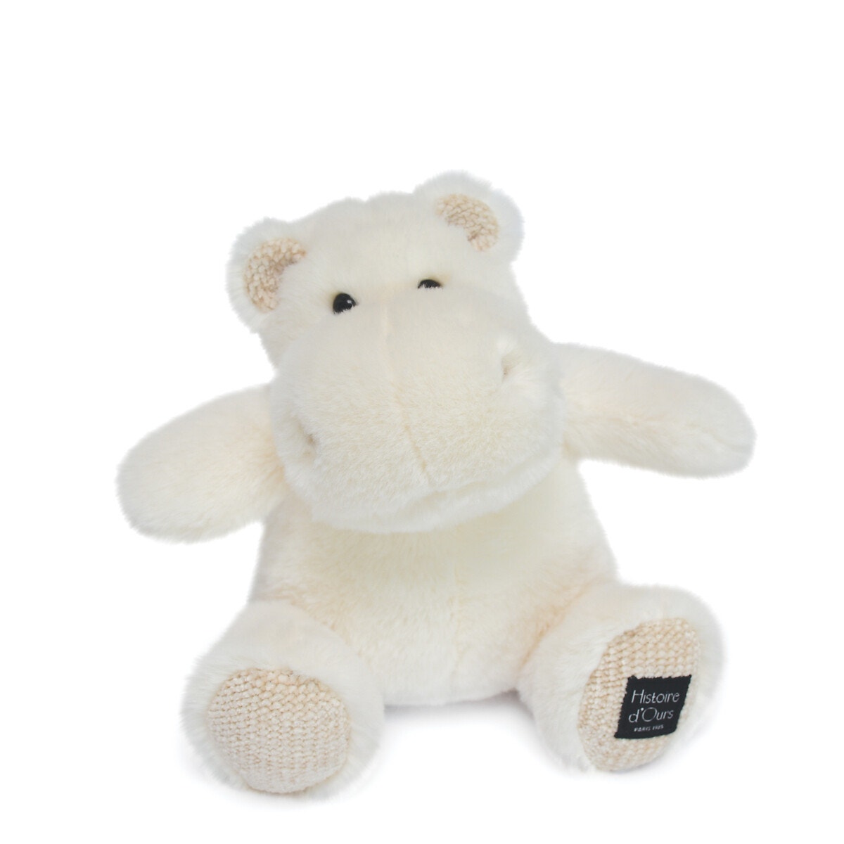 Peluche hip'chic 25 cm ivoire, HISTOIRE D'OURS