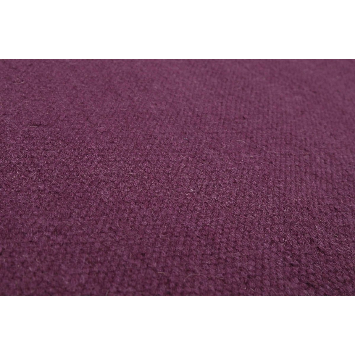 Tapis kilim tissé main velours chenille ,  MAYA KELIM 2.0 violet pourpre, ESPRIT