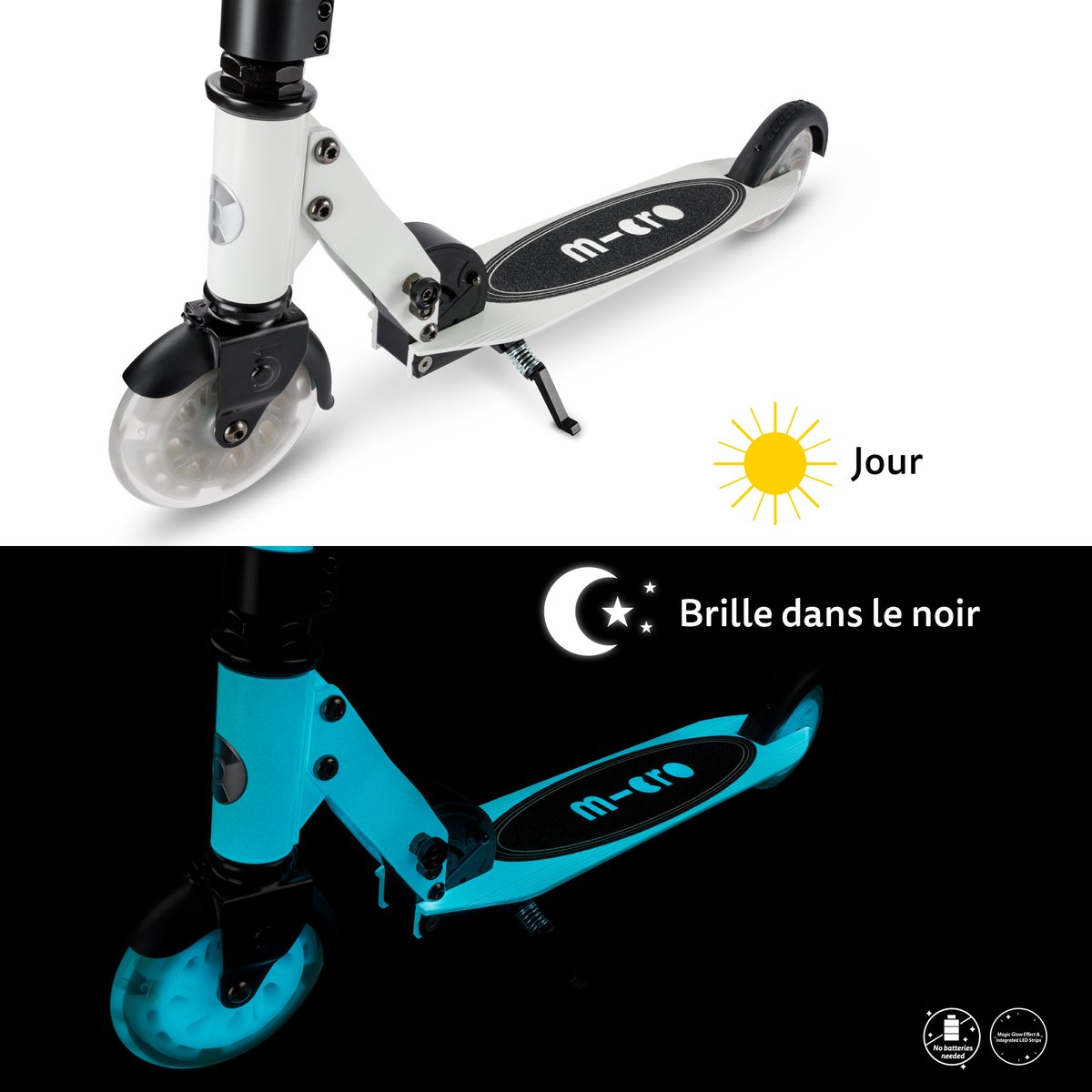 Micro Sprite LED - Glow blanc, MICRO MOBILITY