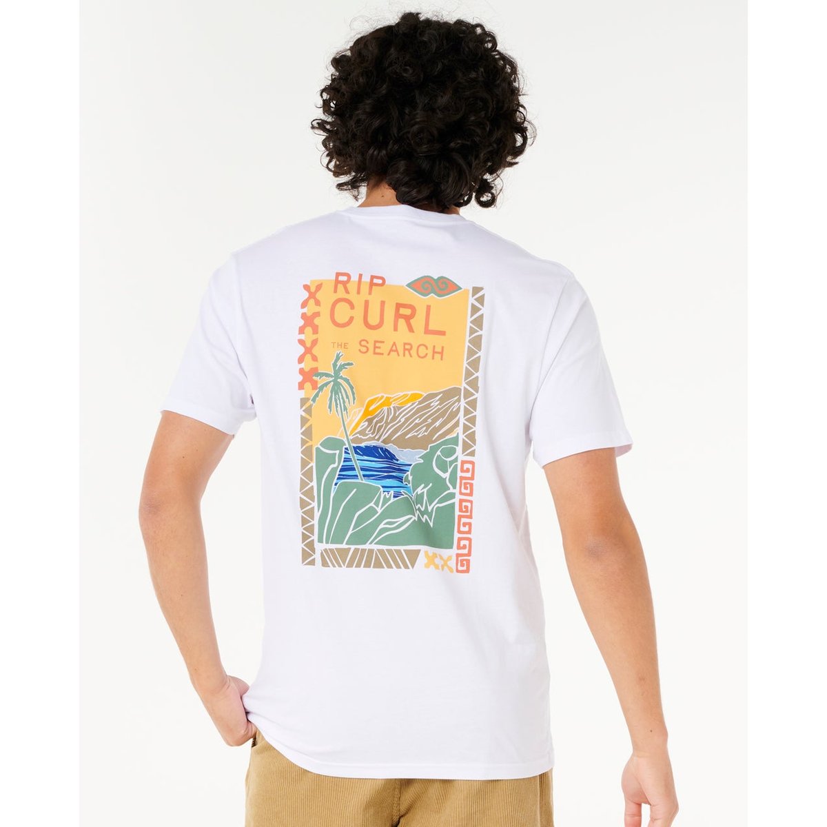 T-shirt Artist of The SEARCH Cody Welsh blanc, RIP CURL