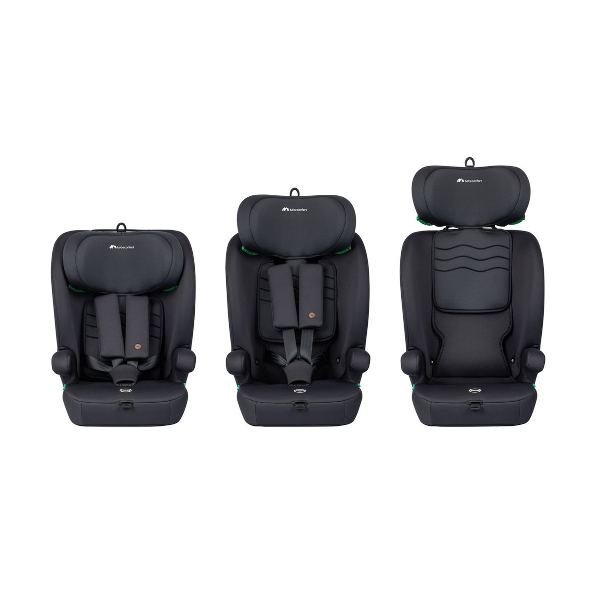 Siège auto enfant Eros i-Safe noir minéral, BEBECONFORT