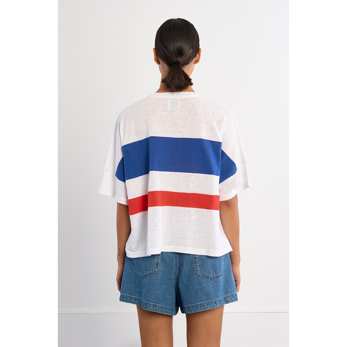 T-shirt oversize California blanc, LILI SIDONIO