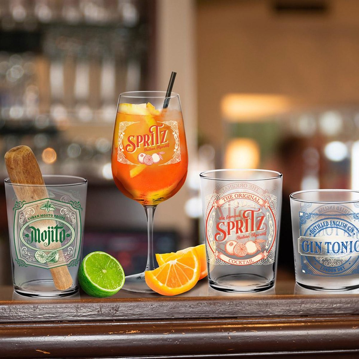 Verre à cocktail Spritz expert 36 cl (lot de 6) transparent / cristal, TABLE PASSION