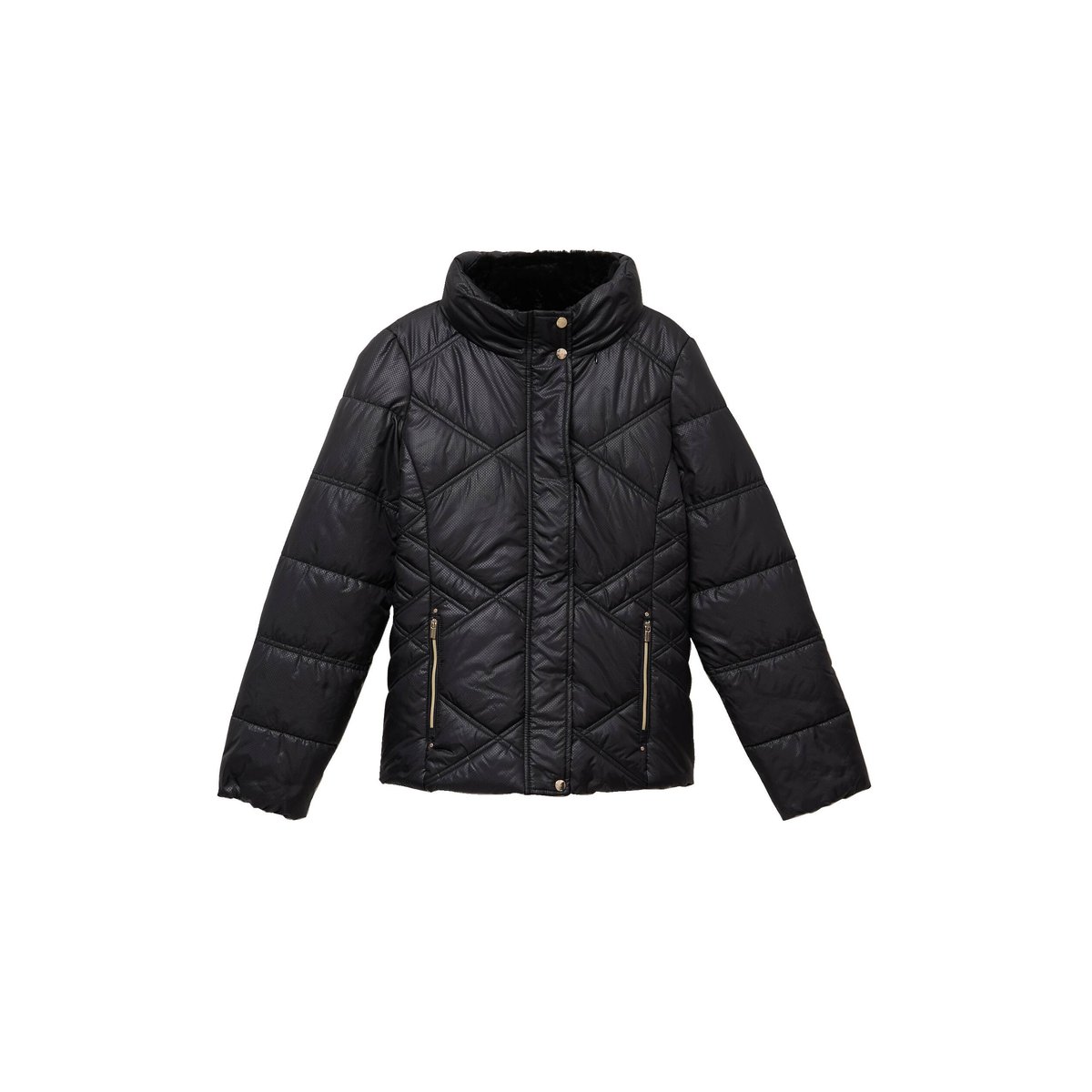 Doudoune cintrée avec capuche noir, BREAL