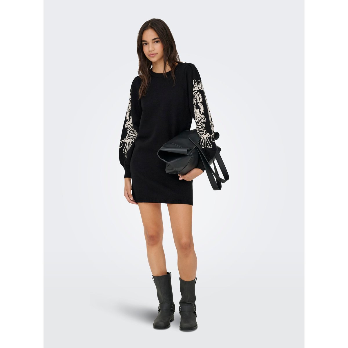 Robe En Maille black 1, ONLY