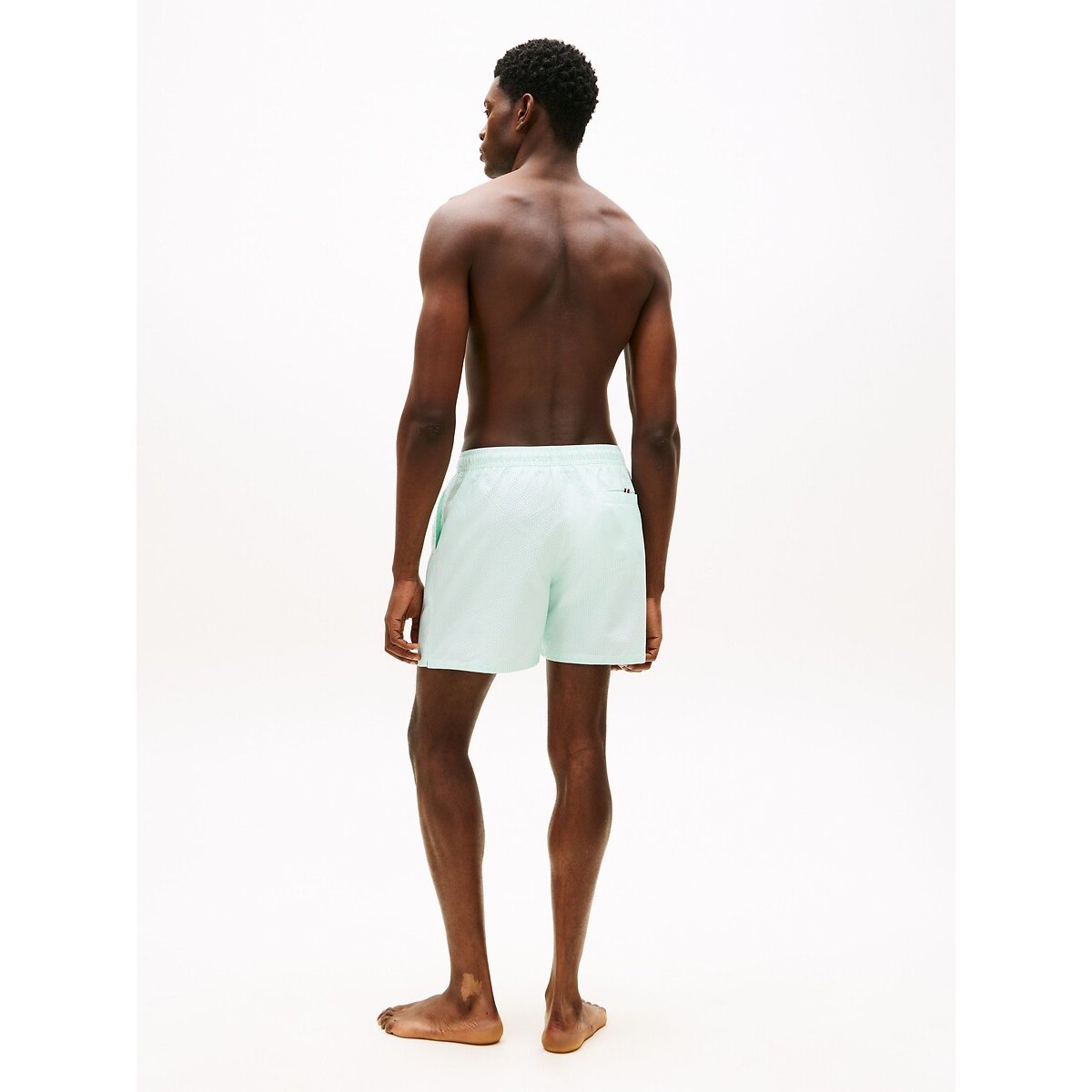 Short de bain mi-long à poche ORIGINAL vert aqua, TOMMY HILFIGER