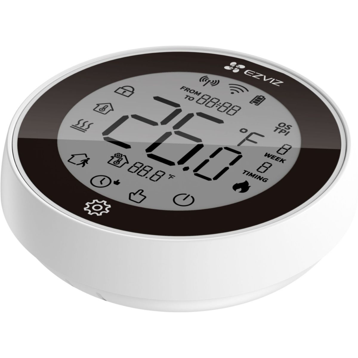Thermostat connecté T56 thermostat intelligent couleur unique, EZVIZ