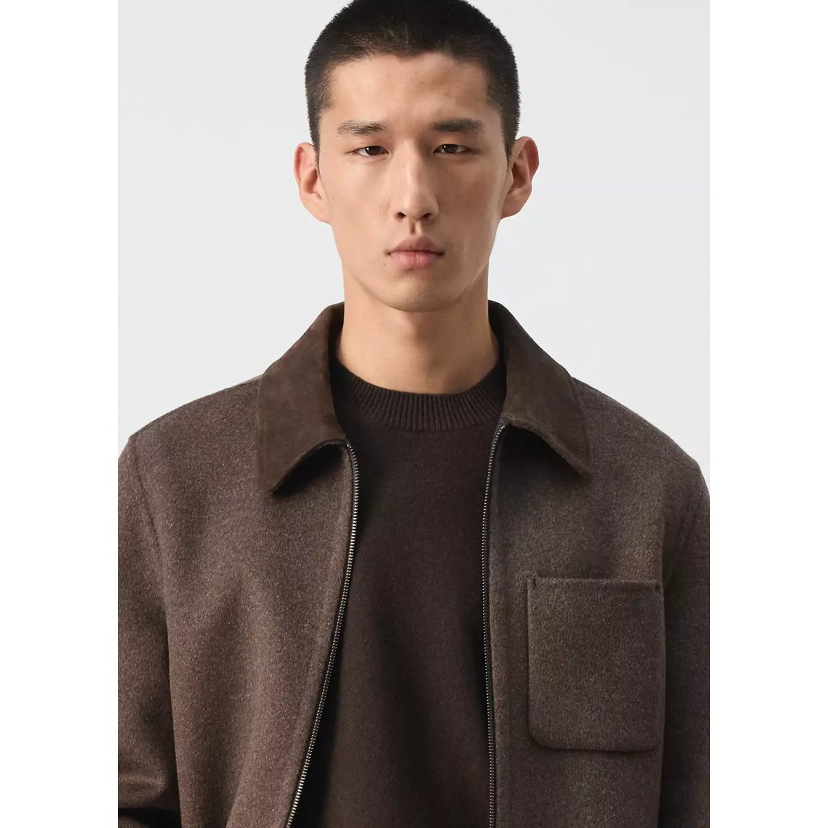 JACKET MART chocolat, MANGO MAN