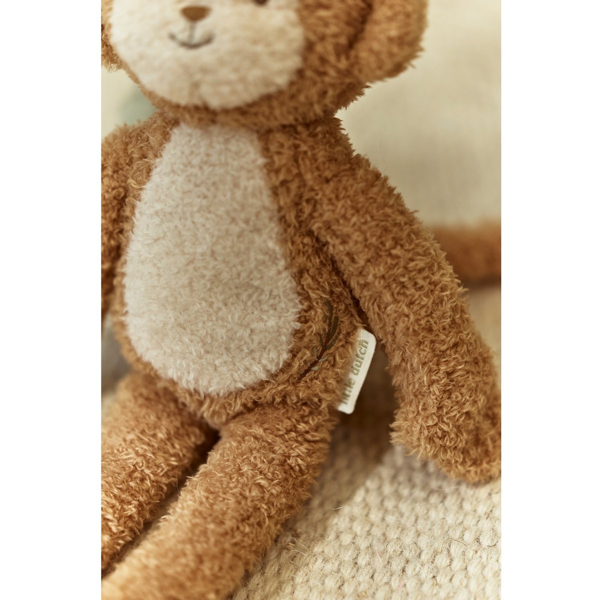 Peluche beige, marron, LITTLE DUTCH