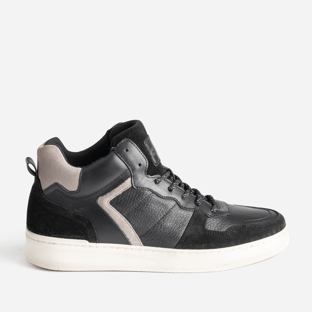 Basket en cuir PAVACO noir, ERAM