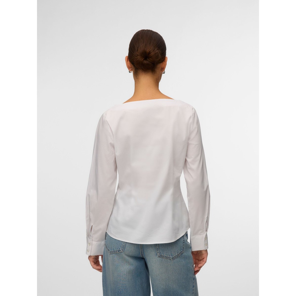 Chemise En Popeline bright white, VERO MODA