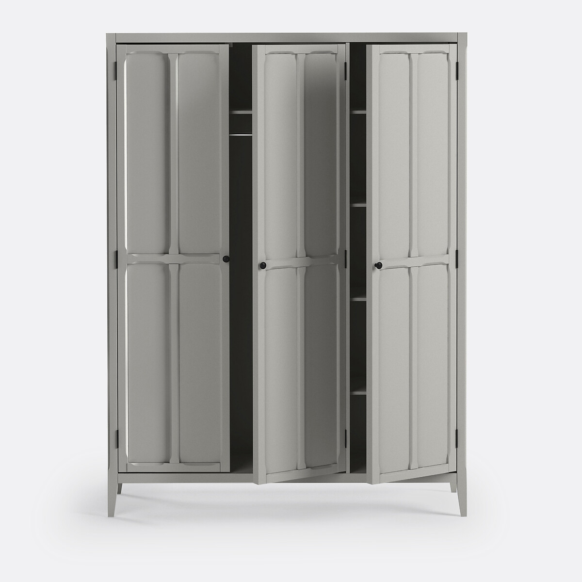 Armoire 3 portes, Eugénie gris clair, LA REDOUTE INTERIEURS