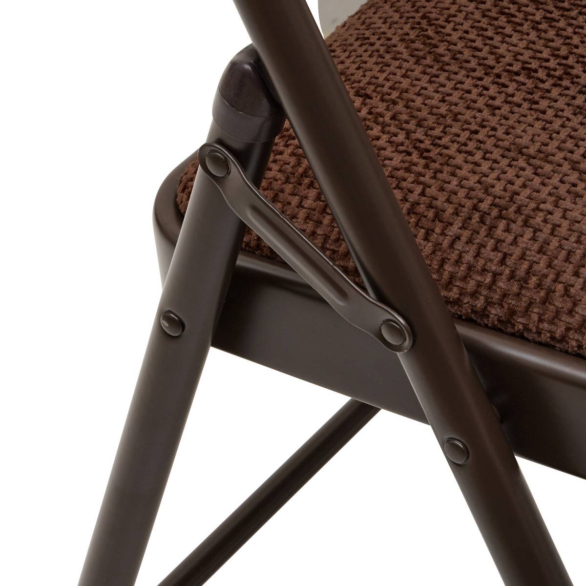 Chaise pliante en acier FLEXY+ marron, 5FIVE SIMPLY SMART