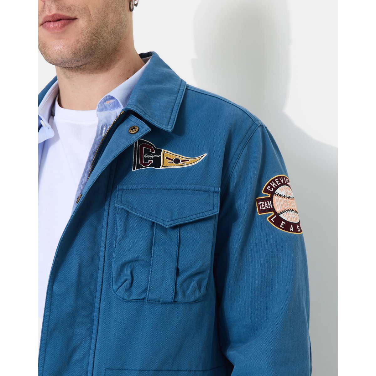 Veste en coton DAKAR C bleu, CHEVIGNON