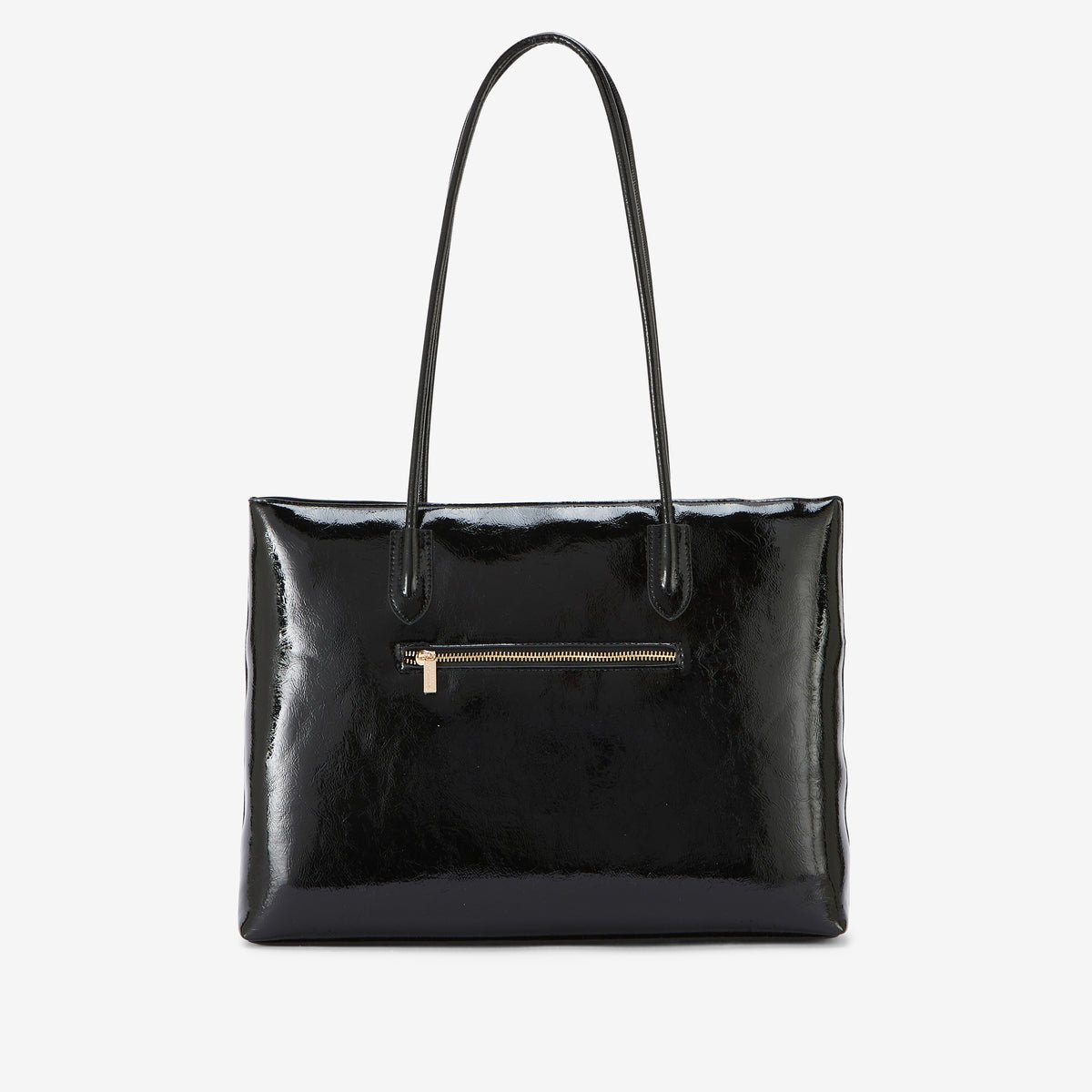Grand sac shopper  Rosario noir,doré, LOLLIPOPS