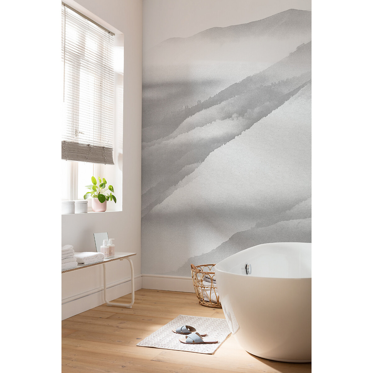 Papel de parede foto mural White Noise Mountain, da Interelife multicolor, INTERELIFE