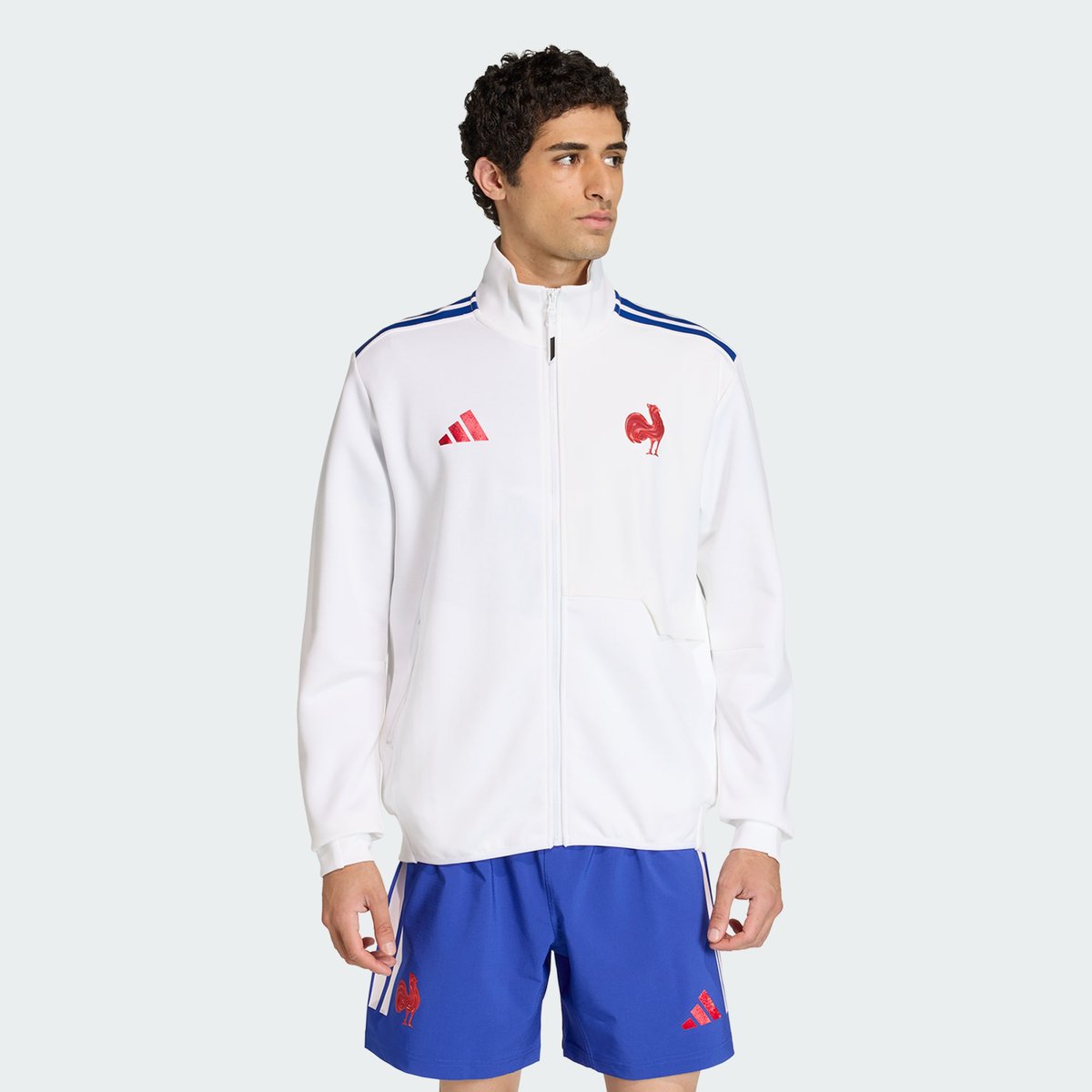 Veste De Rugby Anthem France Veste De Rugby Anthem France white, adidas Performance