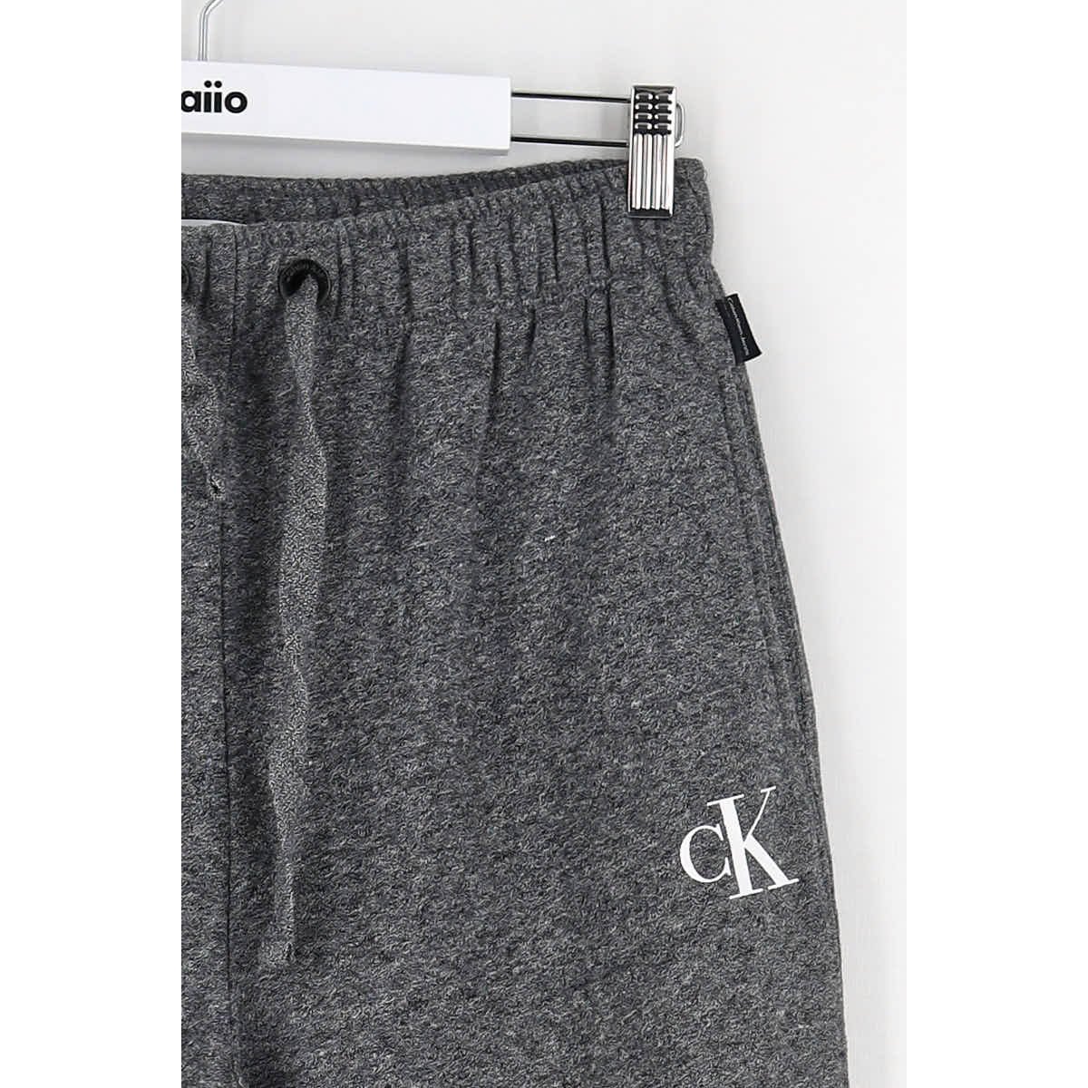 Pantalon droit - Très Bon État gris, CALVIN KLEIN