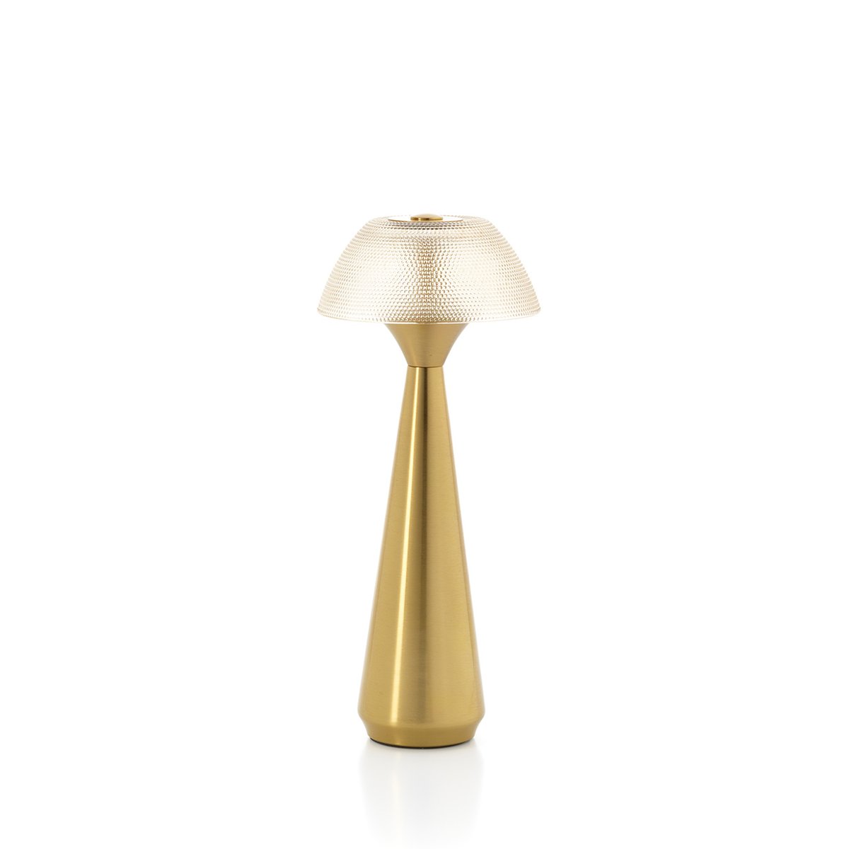 Lampe de table en fer MUSHLAMPIO laiton, BAZAR BIZAR
