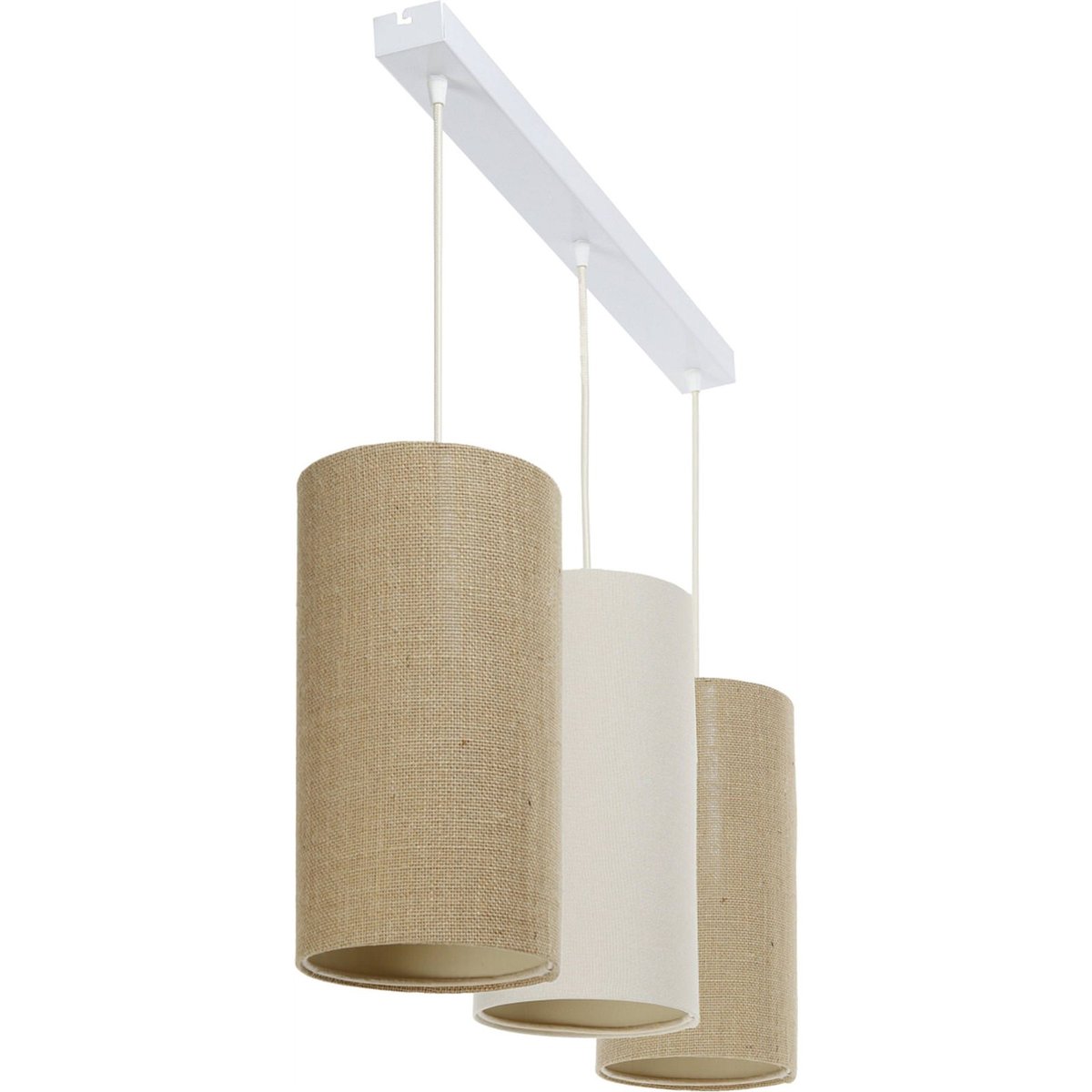 Suspension en tissu ajustable, BOHO ELEGANT beige crème doux, BPS KONCEPT