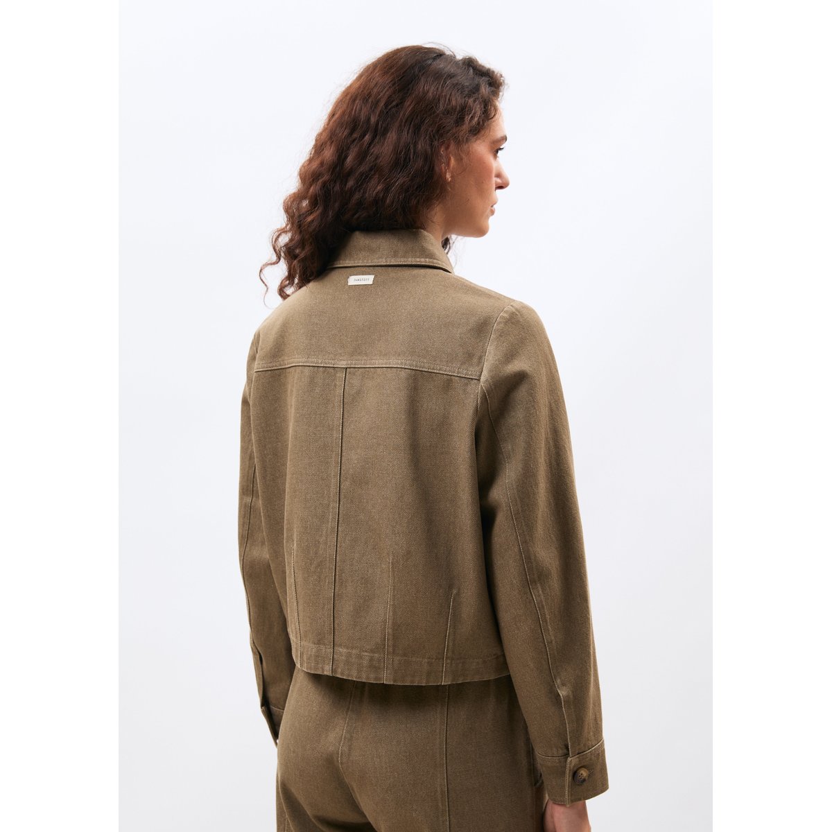Veste courte en denim manches longues sienne, HUMILITY