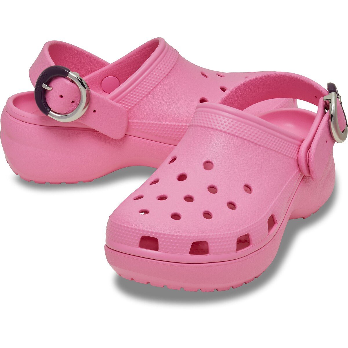 Sabots Classic Platform Dipped Buckle rose, CROCS