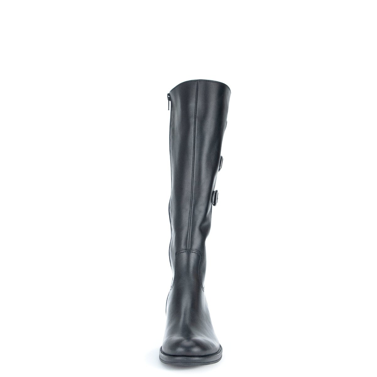 Bottes en cuir à talon décroché noir, GABOR