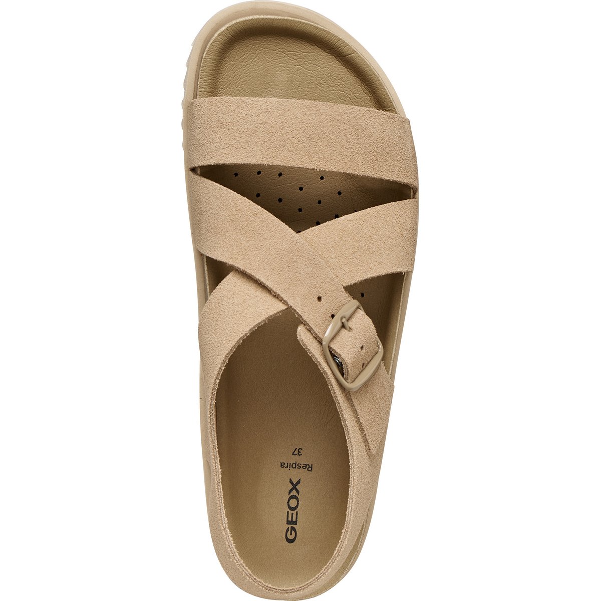 Sandales  D SANDYBETT taupe clair, GEOX